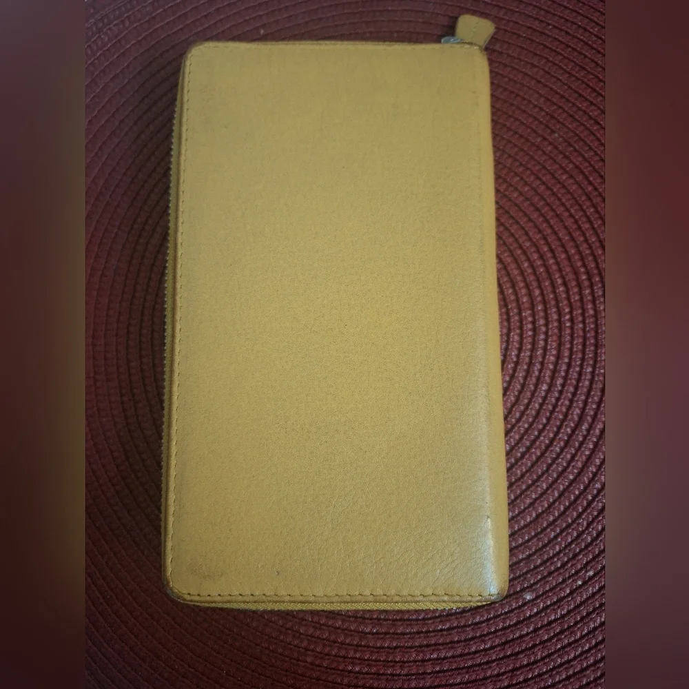 Yellow  And Floral Women's Wallet